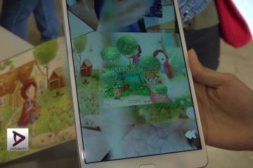 Kembangkan imajinasi dengan buku  augmented reality