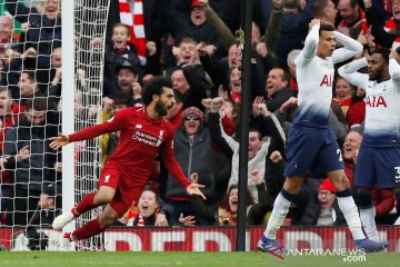 Liga Inggris: Liverpool kalahkan Tottenham 2- 1