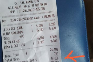 Alfamart bantah potong langsung donasi Rp10.000 di Cimalati