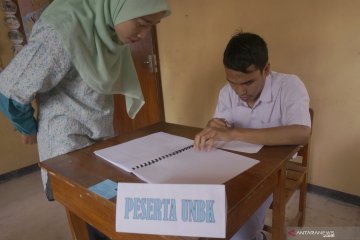 UN Braile siswa berkebutuhan khusus