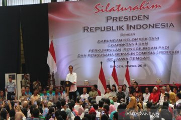 Presiden Jokowi hadiri acara silaturahmi Gapoktan-Perpadi
