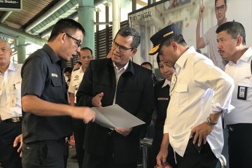 Banyak gangguan KRL, Menhub-KAI rapat di Stasiun Bogor