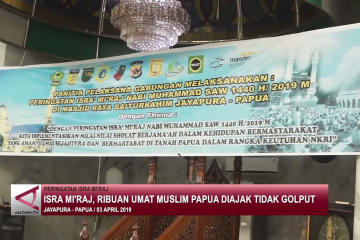 Isra Mi'raj, ribuan umat Muslim Papua diajak tidak golput