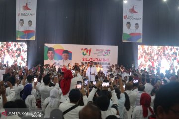 H-13 jelang pencoblosan, Jokowi minta pendukungnya kerja keras