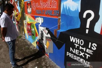 MURAL AJAK GUNAKAN HAK PILIH PEMILU 2019