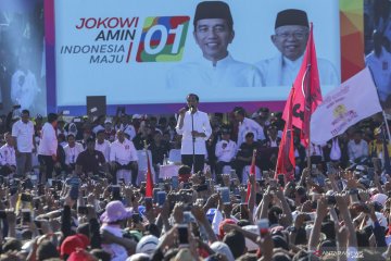 Kampanye akbar Joko Widodo di Batam