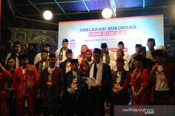 Seniman Betawi se-Jabodetabek deklarasikan dukungan untuk Jokowi