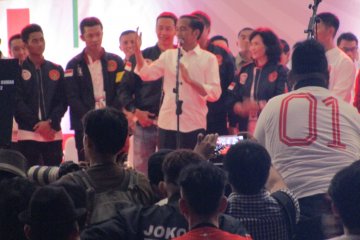 Di depan olahragawan, Jokowi: Ibu Pertiwi sedang berprestasi