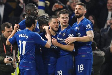 Liga Inggris: Hazard menangkan Chelsea atasi West Ham dan rebut posisi tiga