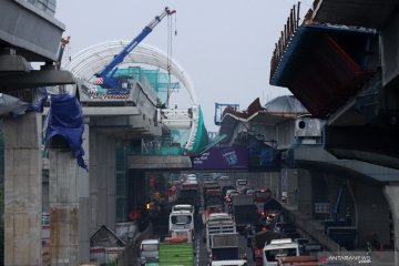 Progres pembangunan LRT
