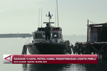 Siagakan 14 kapal patroli kawal pendistribusian logistik pemilu