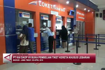 PT KAI DAOP VII buka pembelian tiket kereta khusus Lebaran