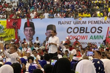 Jokowi sebut akan ada kejutan besar di Jatim terkait pilpres