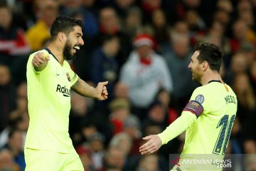 Liga Champions: Barcelona kalahkan MU 1-0 di Old Trafford