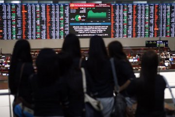 Bursa saham Filipina ditutup jatuh, transaksi capai 135,59 juta dolar
