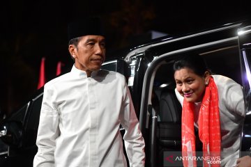 Jokowi tiba di lokasi debat