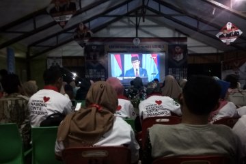 Belasan Ormas pendukung Prabowo-Sandi gelar nonton bareng di Aceh