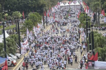 Jelang Konser Putih Bersatu Jokowi-Amin di GBK
