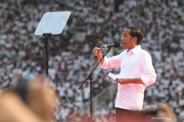 Jokowi: jangan takut ke TPS karena dijaga TNI-Polri