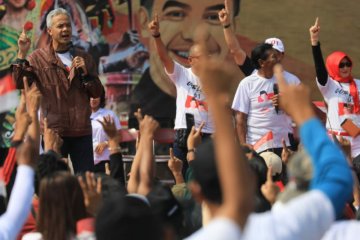 Ganjar Pranowo jurkam Jokowi-Amin di tiga kabupaten