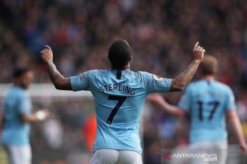 Sterling dua gol, City berjaya di markas Crystal Palace