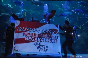 Seaworld Ancol ajak pengunjung datang ke TPS untuk mencoblos