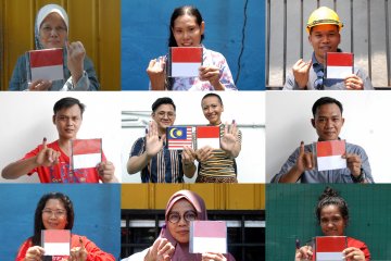 KPU: pemungutan suara di Malaysia berlangsung lancar