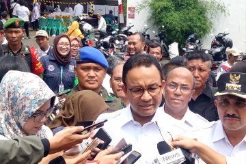 Anies sambangi TPS Rutan Salemba