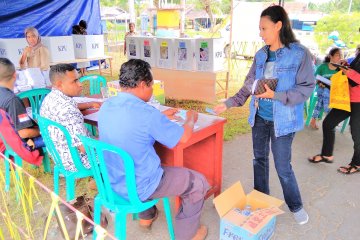 Warga Biak masih antusias menyalurkan hak pilih