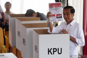 Jokowi gunakan hak pilih