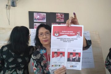 Jokowi unggul 50 suara di TPS Zulkifli Hasan