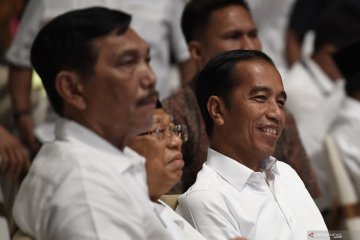 Jokowi - Maruf pantau hasil hitung cepat