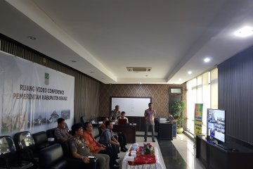 Suasana pemungutan suara di Kabupaten Bekasi menggembirakan