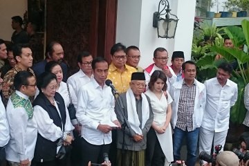 Joko Widodo-Ma'ruf Amin unggul di Wina