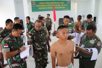 Seleksi penerimaan prajurit TNI AD tidak dipungut biaya