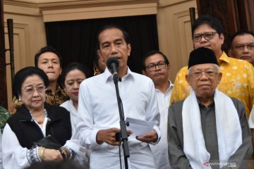 Presiden Jokowi terima sejumlah ketua partai bahas isu kebangsaan