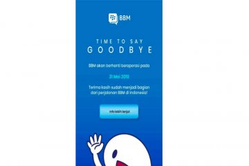 BBM hentikan layanan pada 31 Mei