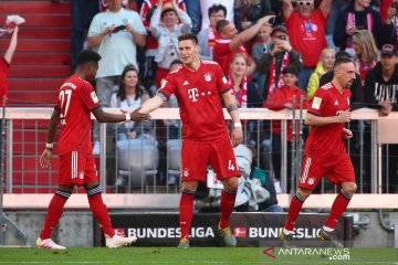 Muenchen susah payah kalahkan 10 pemain Bremen