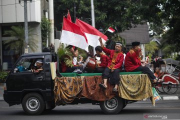 Kirab festival Hadrah di Solo