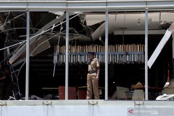 Kondisi hotel Shangri-La pascaledakan bom di Kolombo