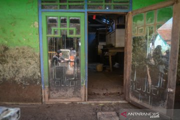 Situasi pascabanjir di kabupaten Bandung