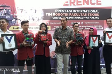 Mahasiswa UMM juara kontes robot internasional dibebaskan dari skripsi