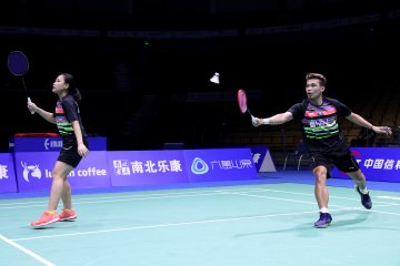 Rinov/Pitha lolos ke babak dua Badminton Asia Championships 2019