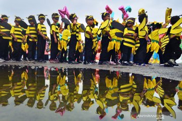 Siswa TK ikuti karnaval kreatif nilai budaya