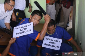 Polisi lakukan rekonstruksi kasus mutilasi guru tari di Kediri