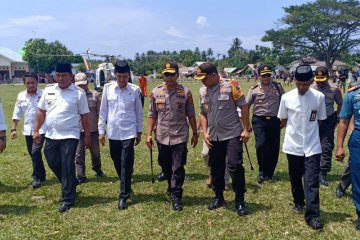 Kapolda pantau pengamanan rekapitulasi suara PPK sejumlah kabupaten