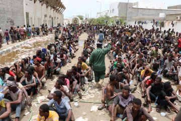 Ribuan migran gelap ditahan di Yaman selatan