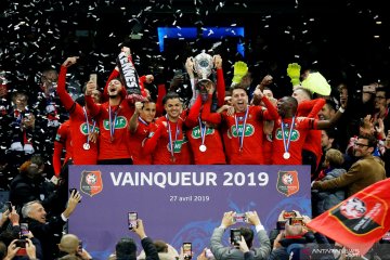 Rennes Juara Coupe de France setelah kalahkan PSG lewat adu penalti