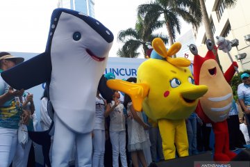 Udang, kepe-kepe, hiu paus jadi maskot Gerakan Indonesia Bersih