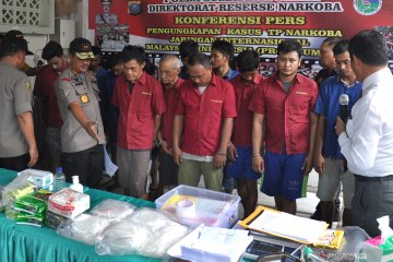 Pengungkapan bandar narkoba jaringan internasional